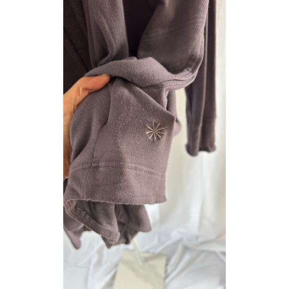 $90 Athleta Pranayama Restore Cardigan Sweater Lightweight Knit Women's Size S - Picture 6 of 7